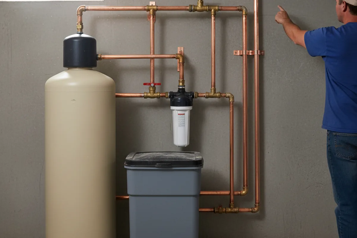 Whole-house water treatment system installed in Pep